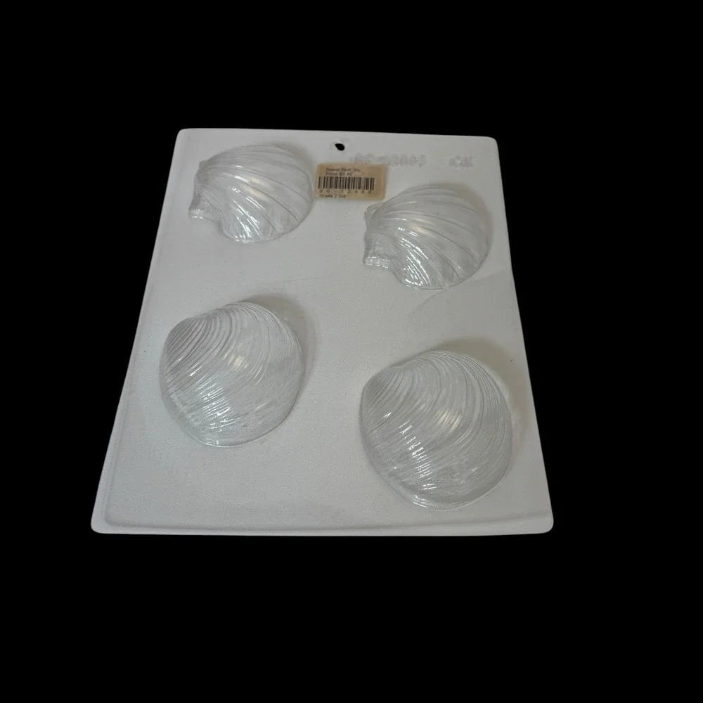 Plastic Candy Molds Beach Summer Starfish, Sand Dollars‎ & Shells Lot of 5 Trays